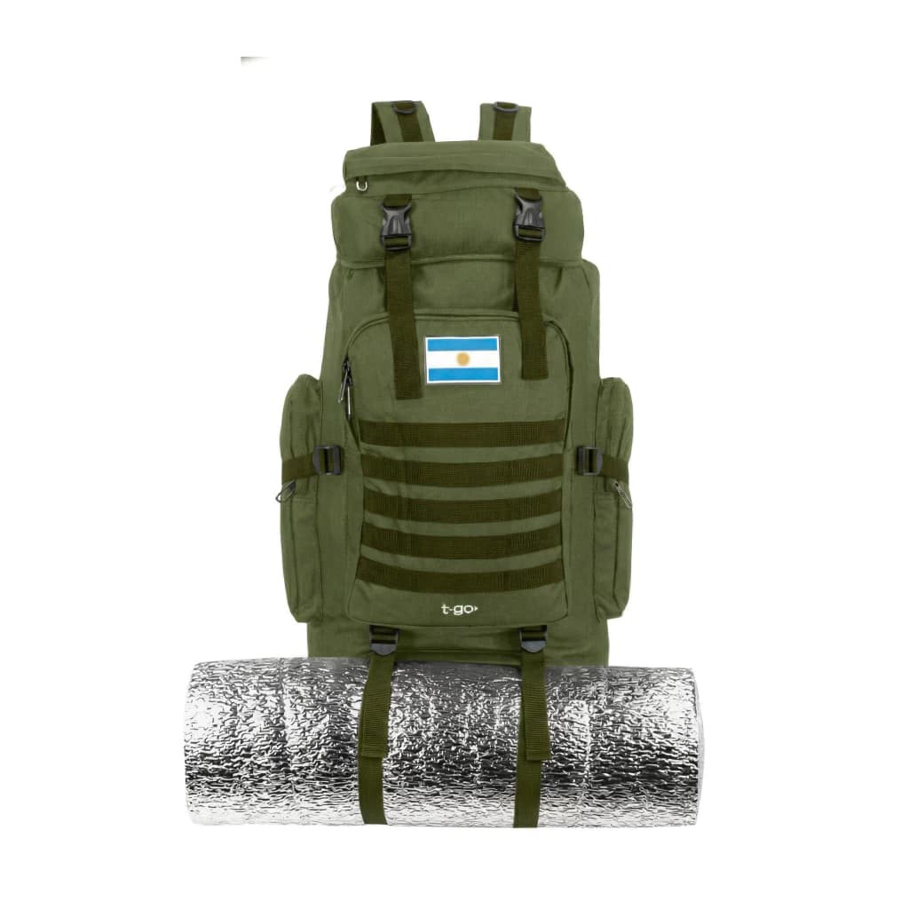 Combo Aventura: Mochila 70 Litros + Aislante Térmico Aluminizado | T-Go