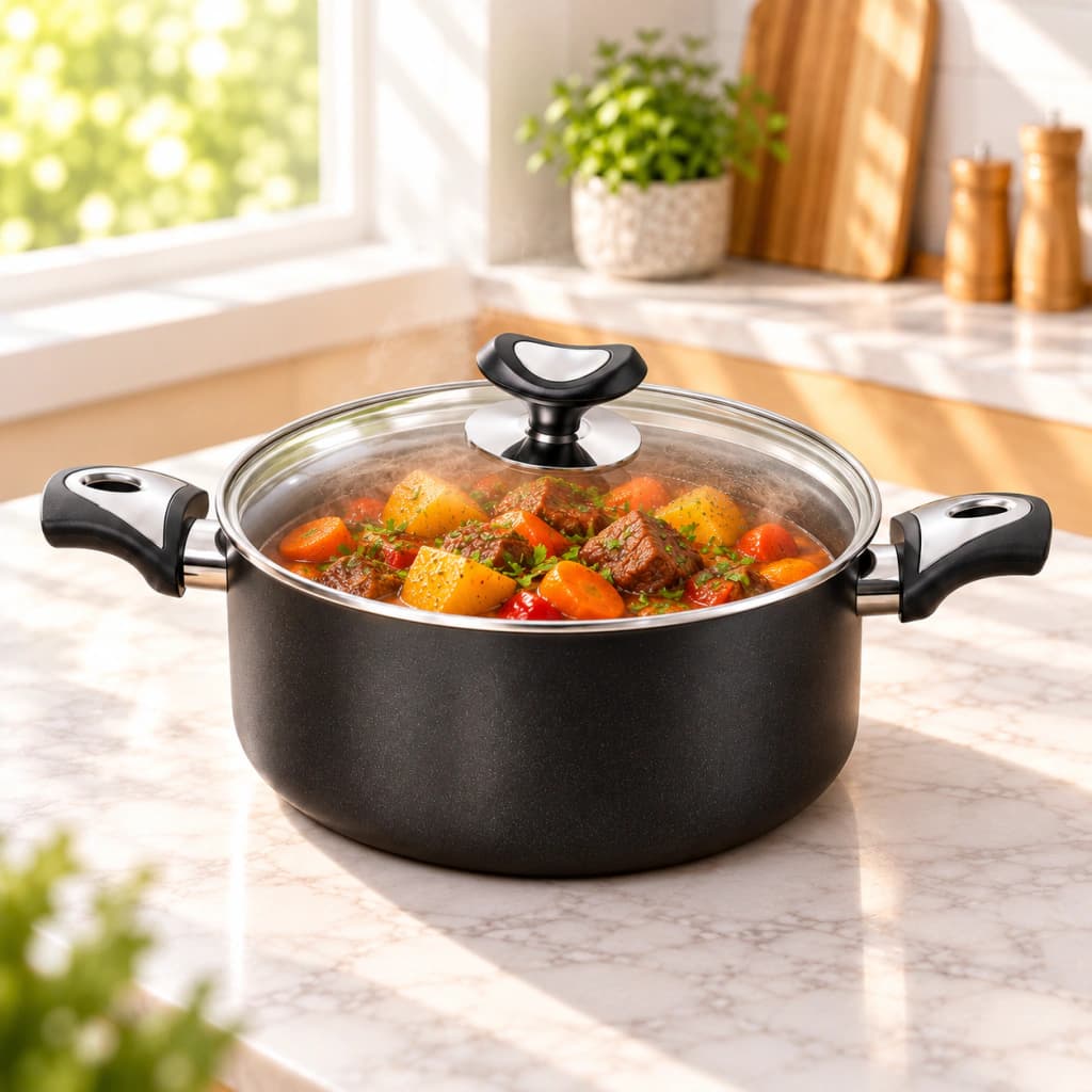 Set Batería Cocina Marmicoc 4 Piezas Antiadherente Ollas 20/16cm Sartén