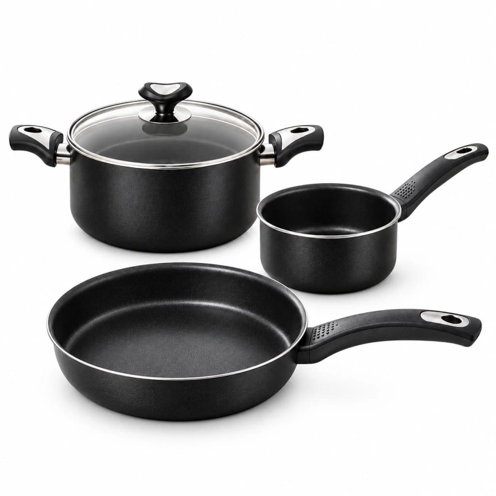 Set Batería Cocina Marmicoc 4 Piezas Antiadherente Ollas 20/16cm Sartén
