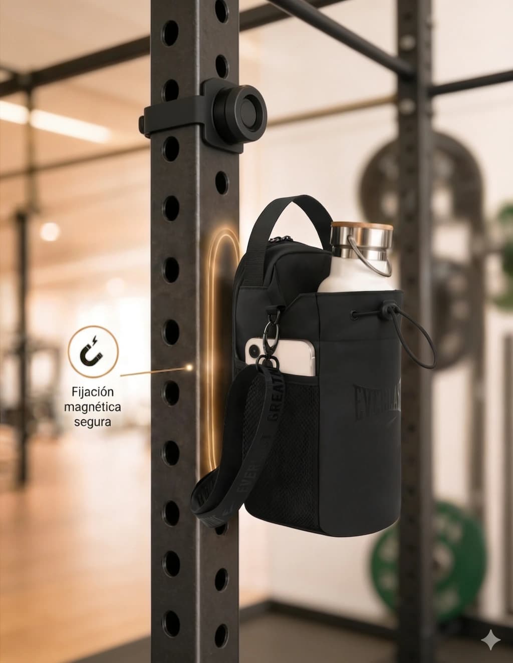 Morral Magnético para Gimnasio | Bolso Expandible | Everlast