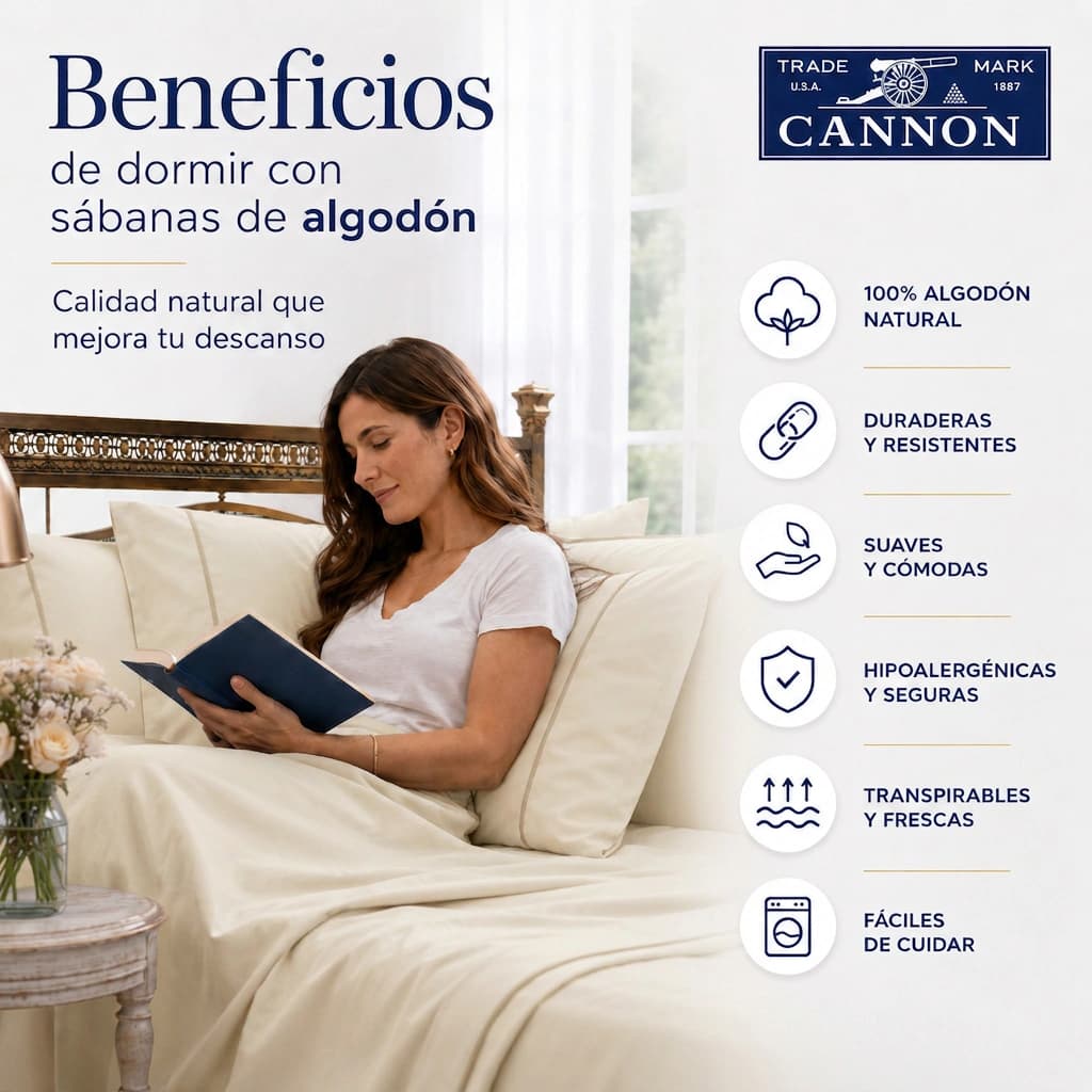 Juego de Sábanas Twin 200 Hilos | 100% Algodón Premium | Cannon Colors — Gris