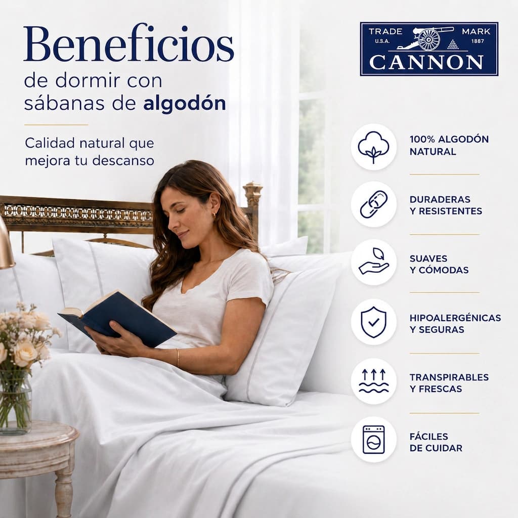 Juego de Sábanas Twin 200 Hilos | 100% Algodón Premium | Cannon Colors — Gris