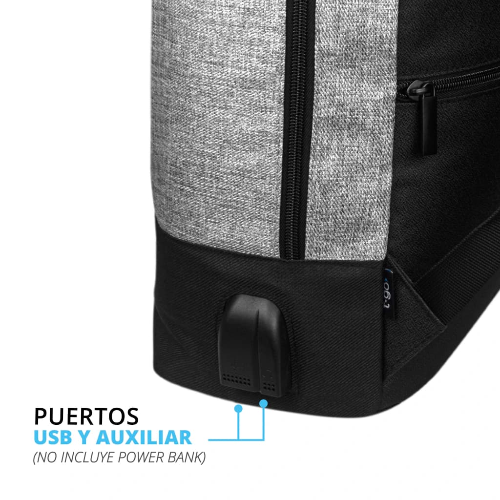 Combo Universitario: Mochila T-go Portanotebook + Botella Everlast