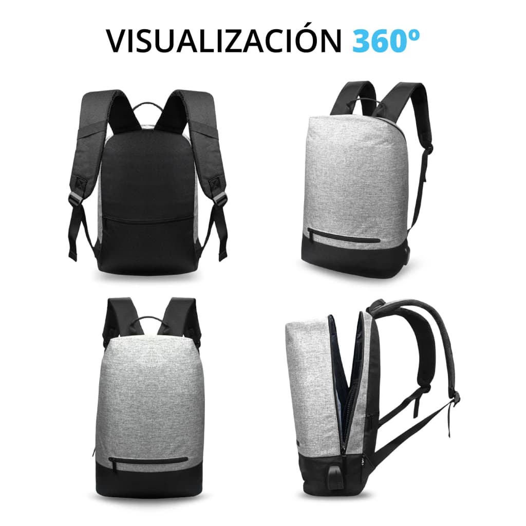 Combo Universitario: Mochila T-go Portanotebook + Botella Everlast