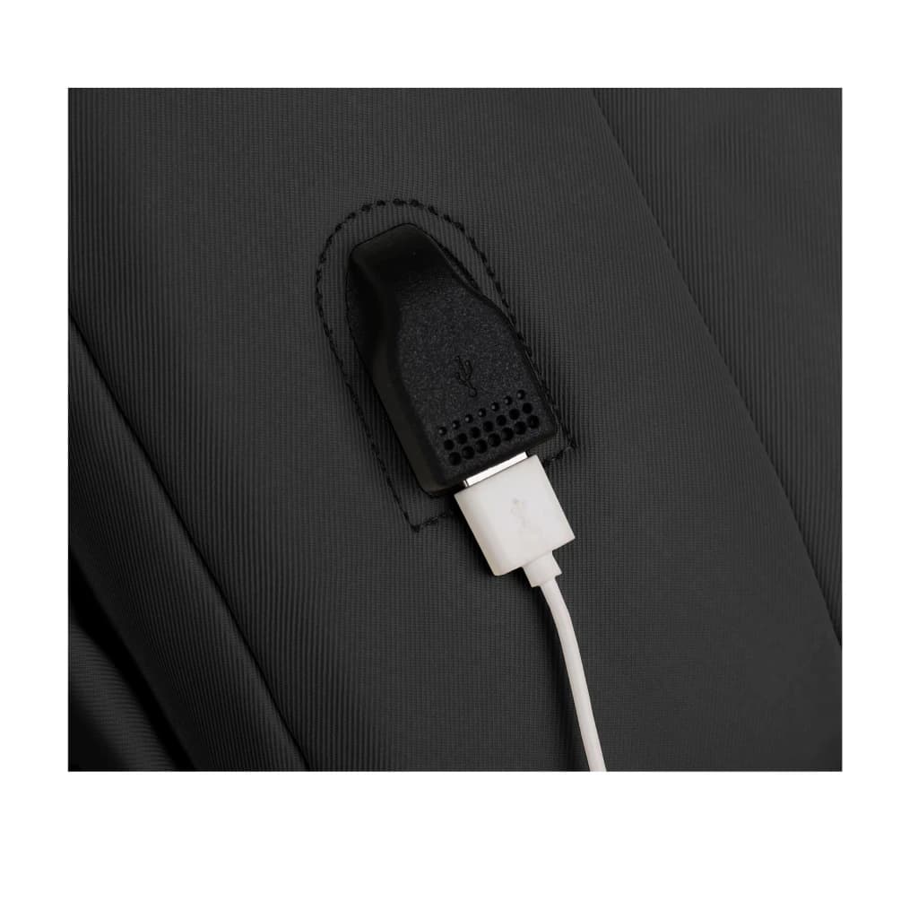 Mochila Inteligente de Viaje T-GO EM240 Impermeable con USB y Bolsillo para Zapatillas - Estilo Carry On — ROSA / Liso