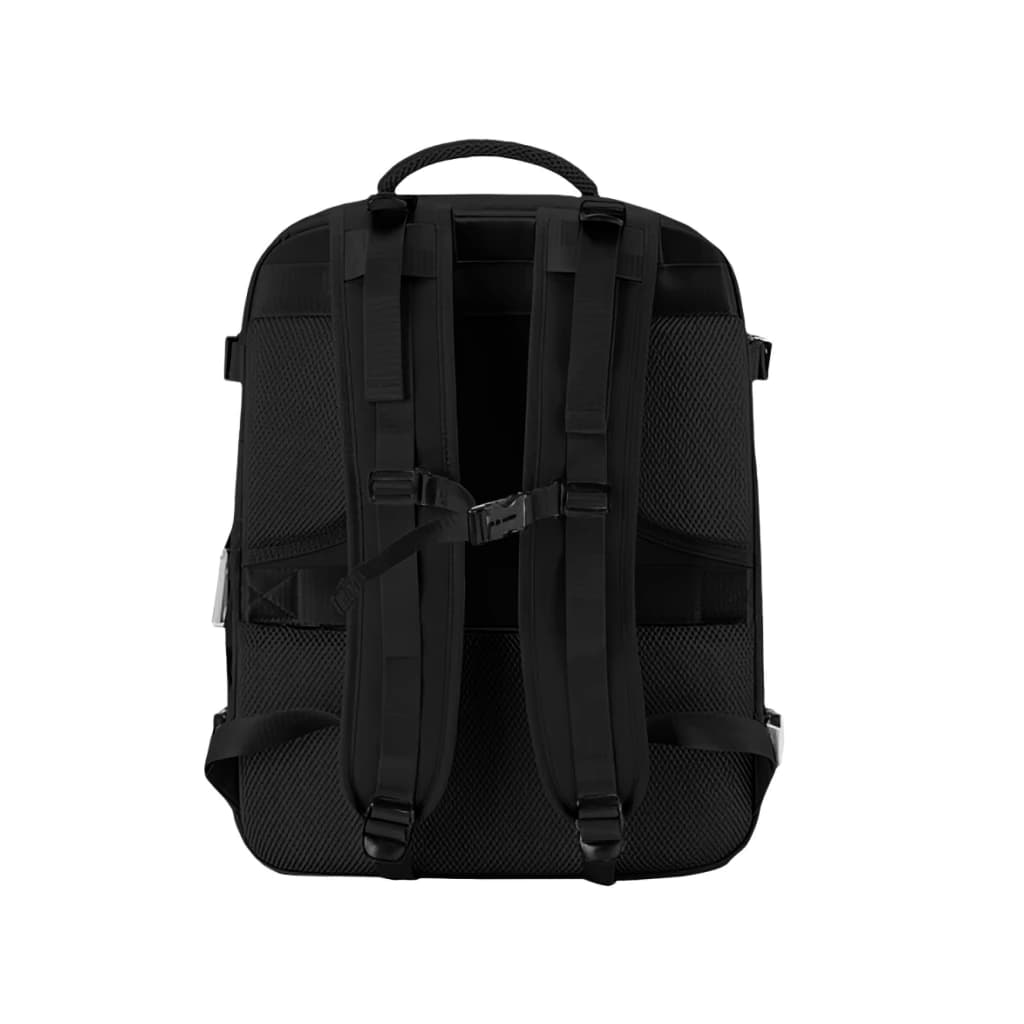 Mochila Inteligente de Viaje T-GO EM240 Impermeable con USB y Bolsillo para Zapatillas - Estilo Carry On — ROSA / Liso