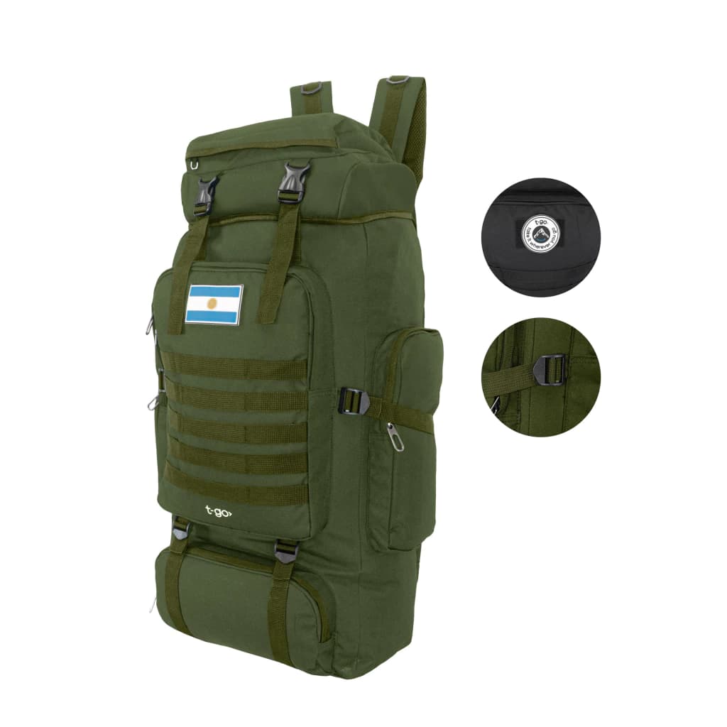 Combo Aventura: Mochila 70 Litros + Aislante Térmico Aluminizado | T-Go