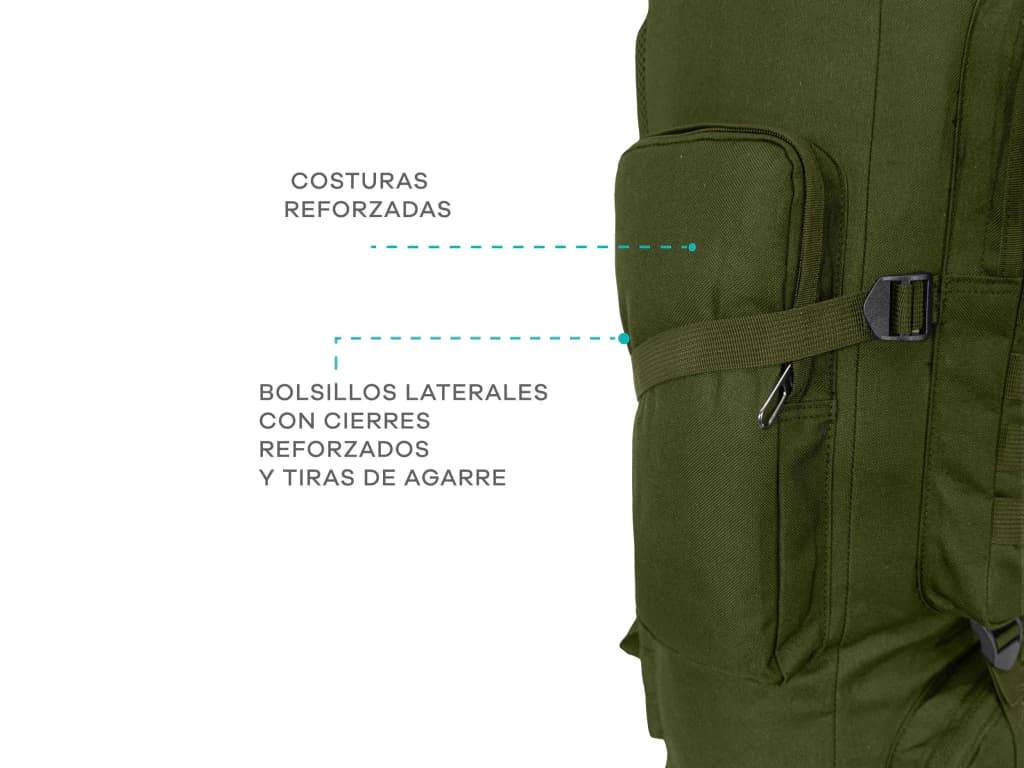 Combo Aventura: Mochila 70 Litros + Aislante Térmico Aluminizado | T-Go