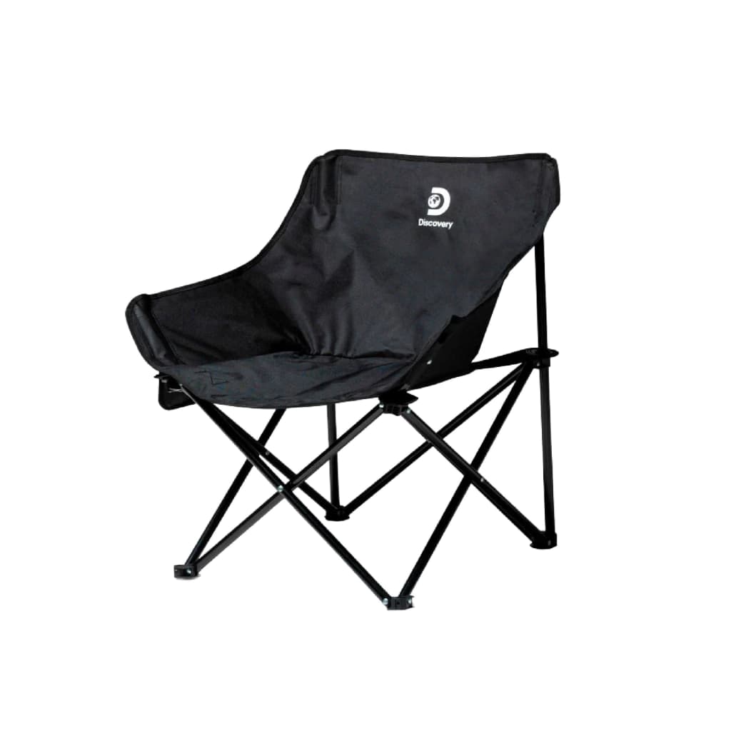 Silla Discovery Plegable de camping Diseño Director color Negro