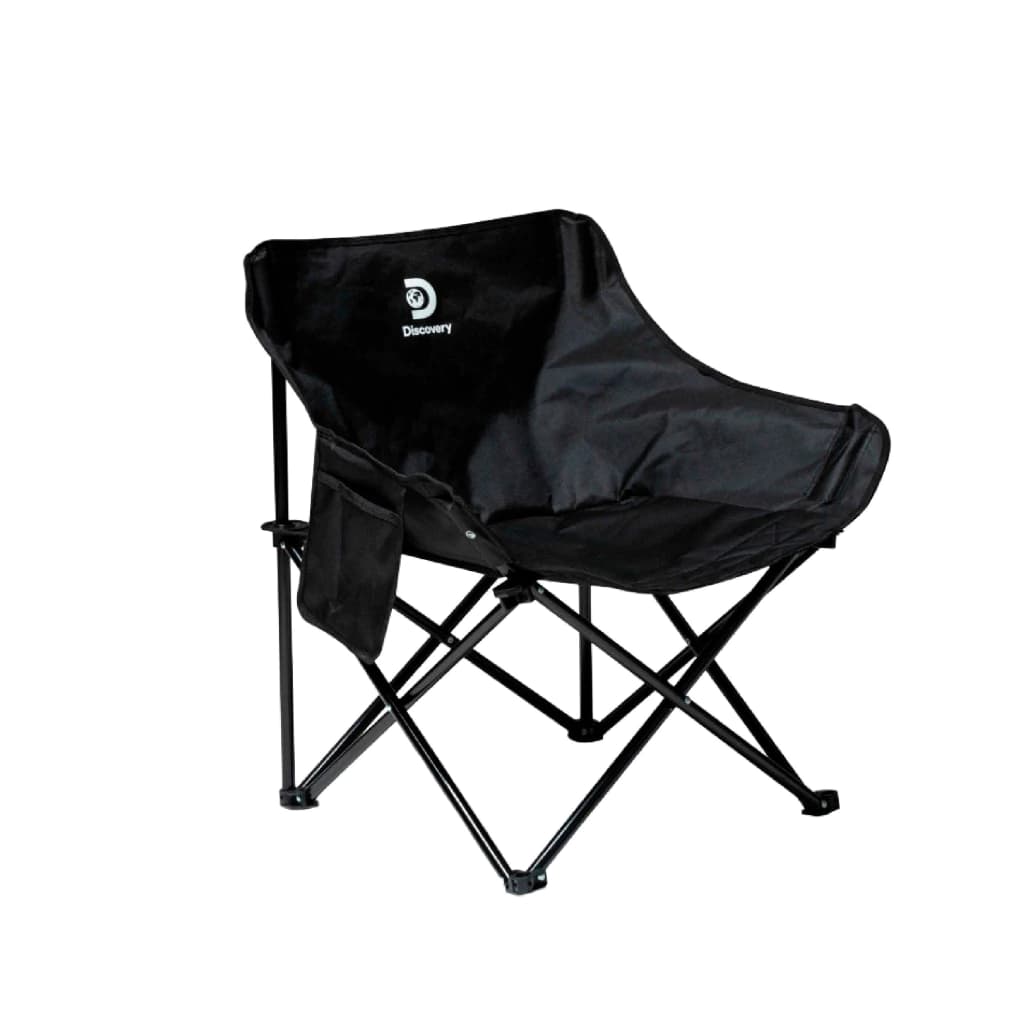 Silla Discovery Plegable de camping Diseño Director color Negro