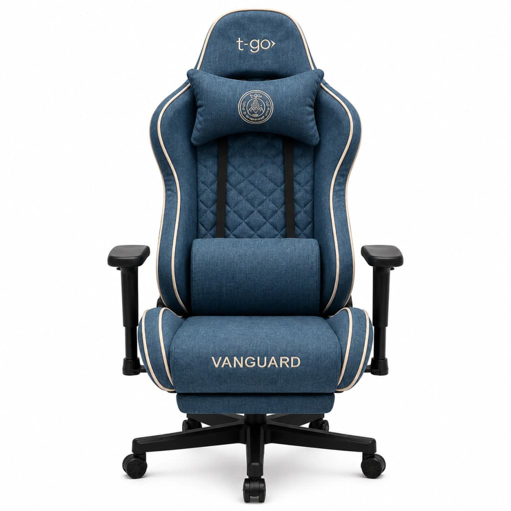 Sillas Gamer Vanguard T-go Ergonómica | Escritorio — Gris