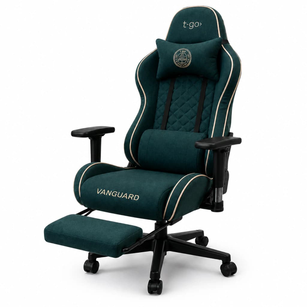 Sillas Gamer Vanguard T-go Ergonómica | Escritorio — Gris
