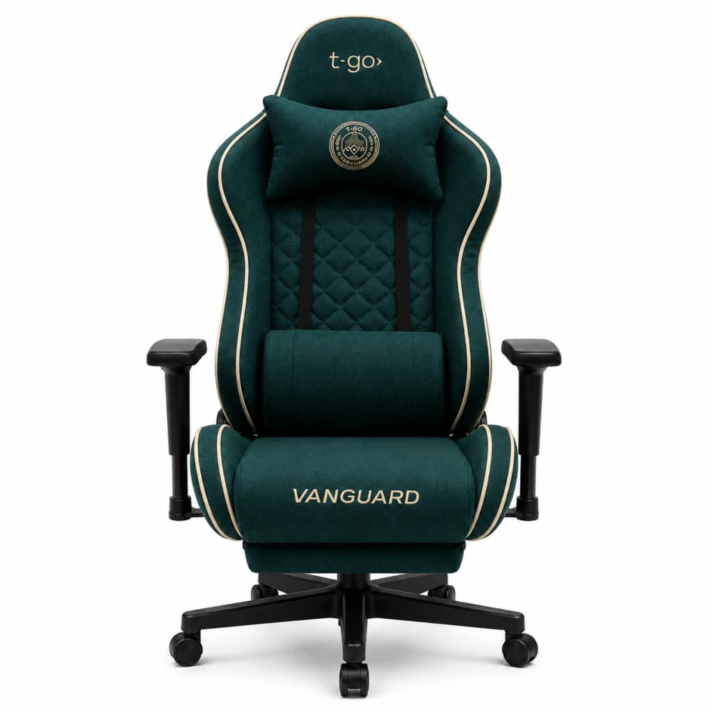 Sillas Gamer Vanguard T-go Ergonómica | Escritorio — Gris
