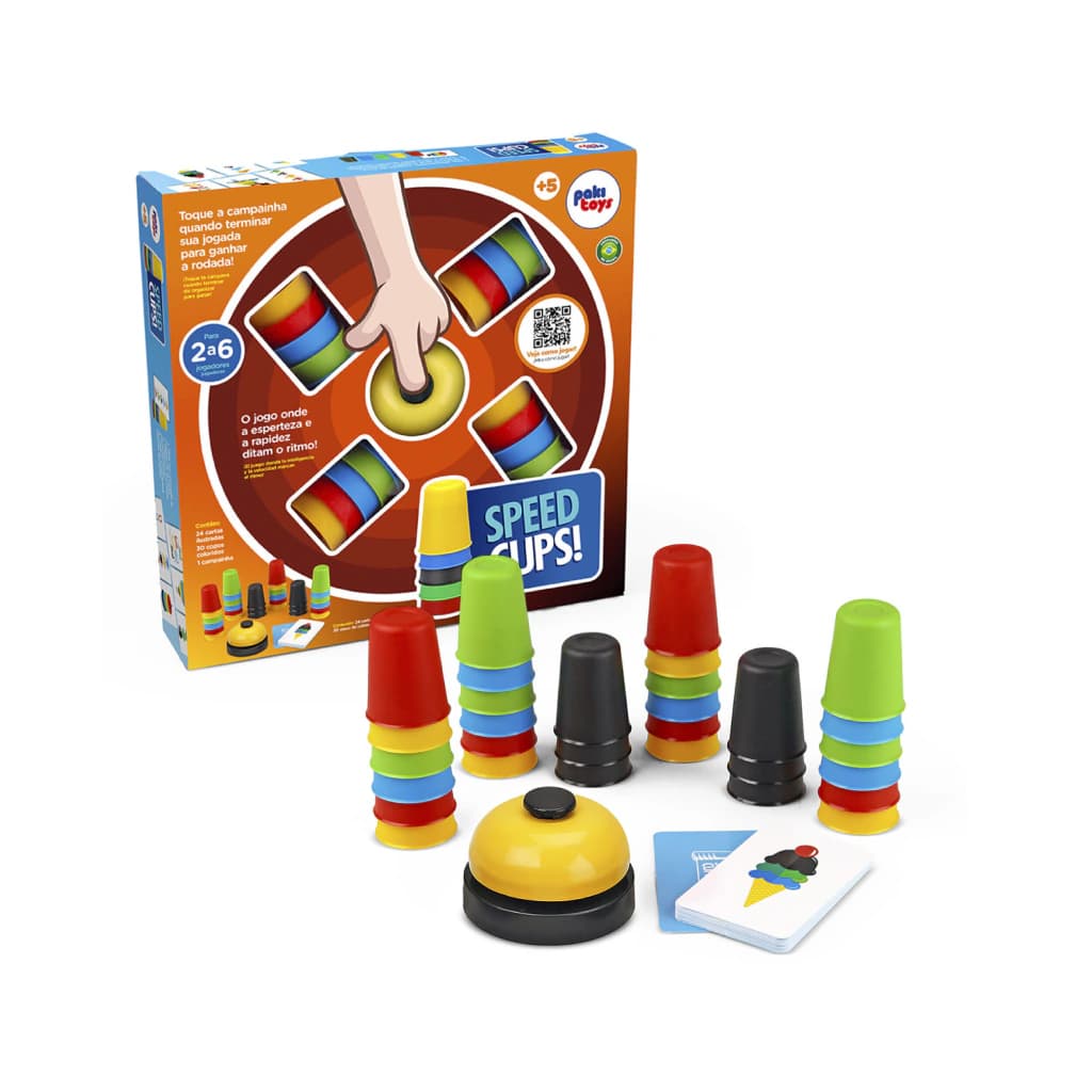 Juego de Mesa Speed Cups Paki Toys | Destreza y Reflejos