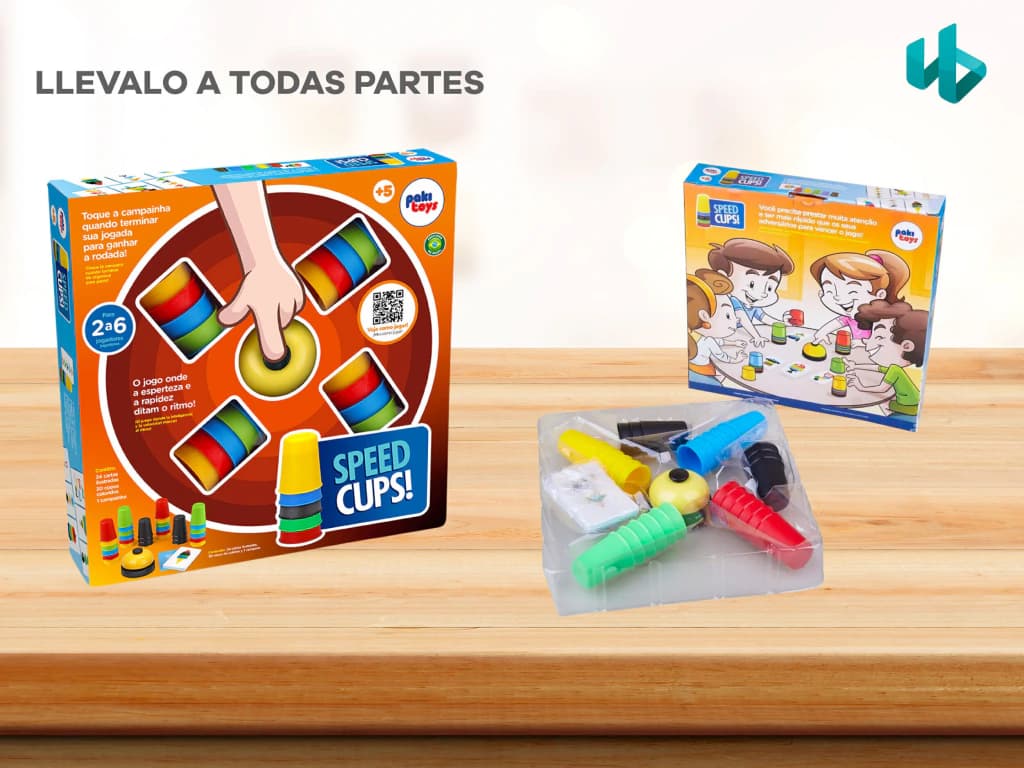 Juego de Mesa Speed Cups Paki Toys | Destreza y Reflejos