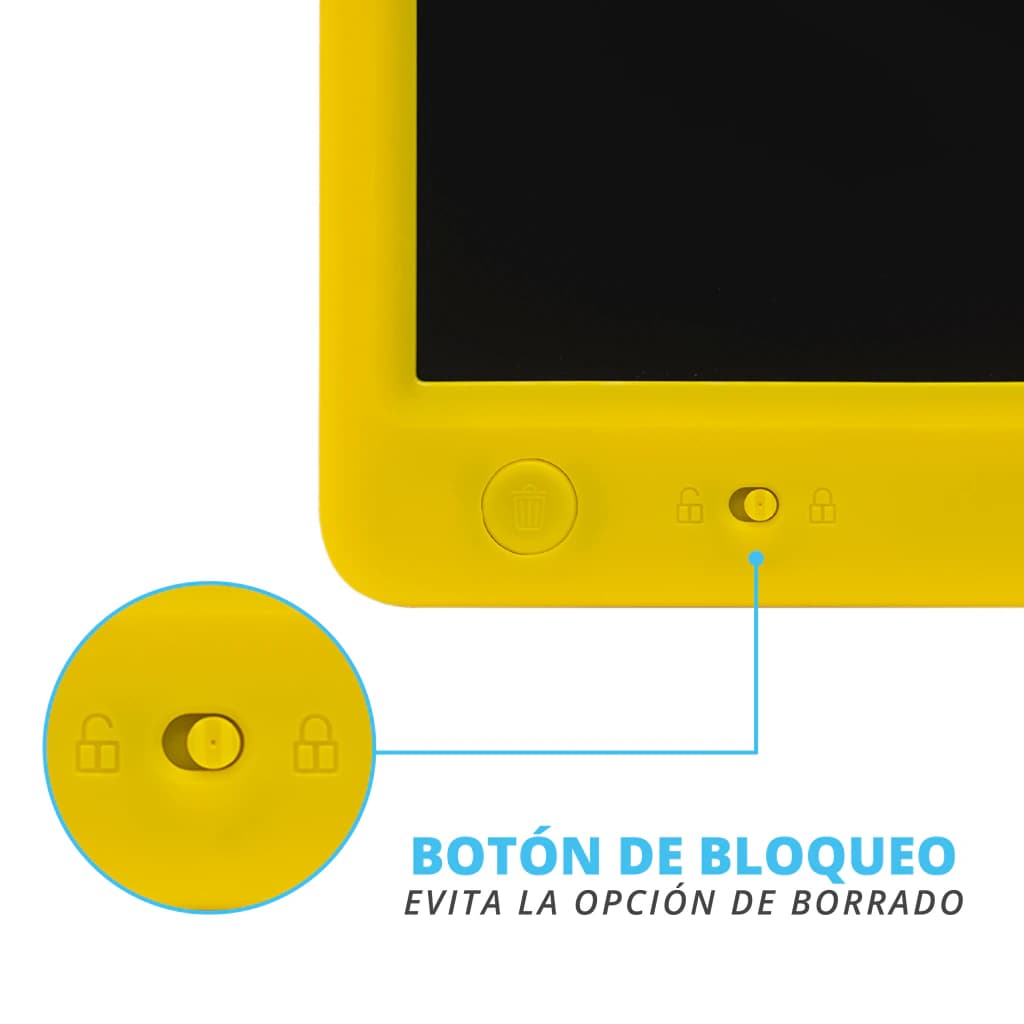 Pizarra Mágica Led T-go Tablero Dibujo Digital Para Niños 15 pulgadas — Negro