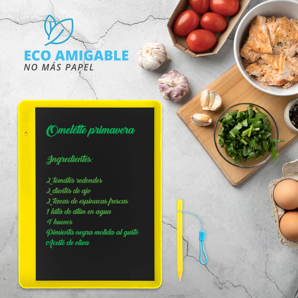 Pizarra Mágica Led T-go Tablero Dibujo Digital Para Niños 15 pulgadas — Negro