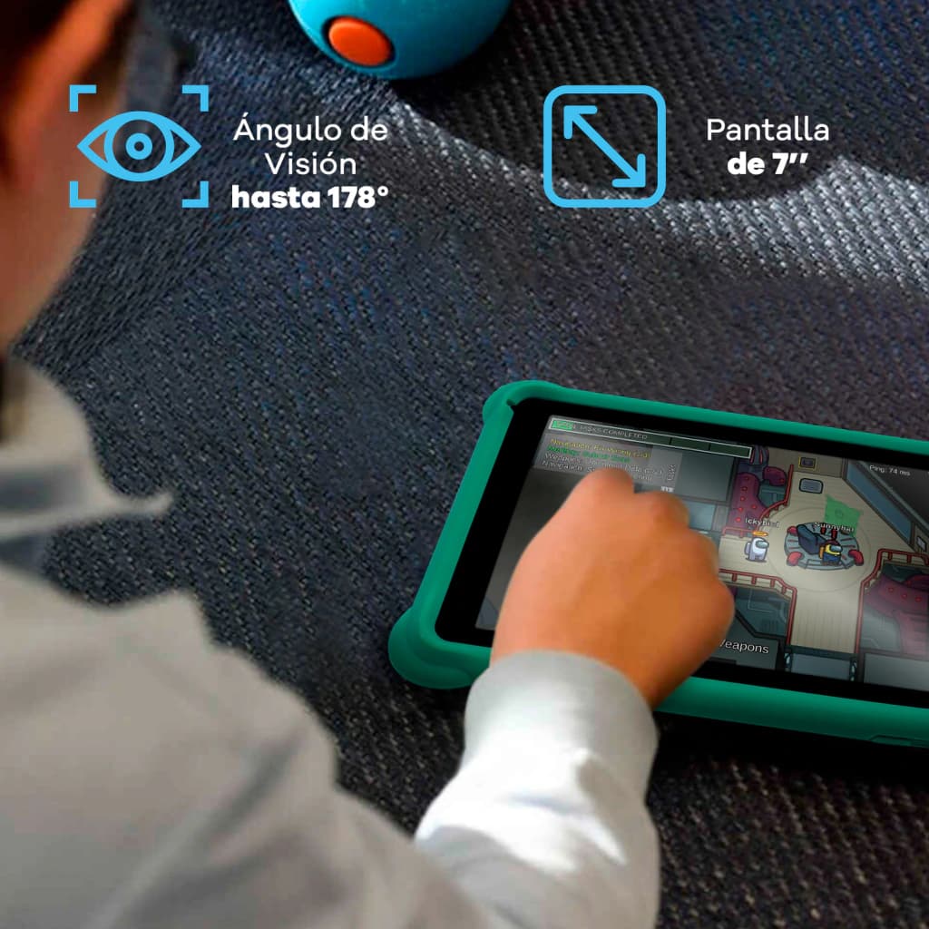 Tablet T-go Outlet 7 Pulgadas Kids 4gb 64gb Funda + Regalos (Reacondicionado) — Verde