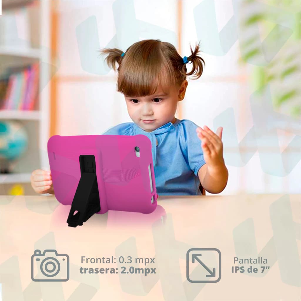 Tablet T-go Outlet 7 Pulgadas Kids 4gb 64gb Funda + Regalos (Reacondicionado) — Verde
