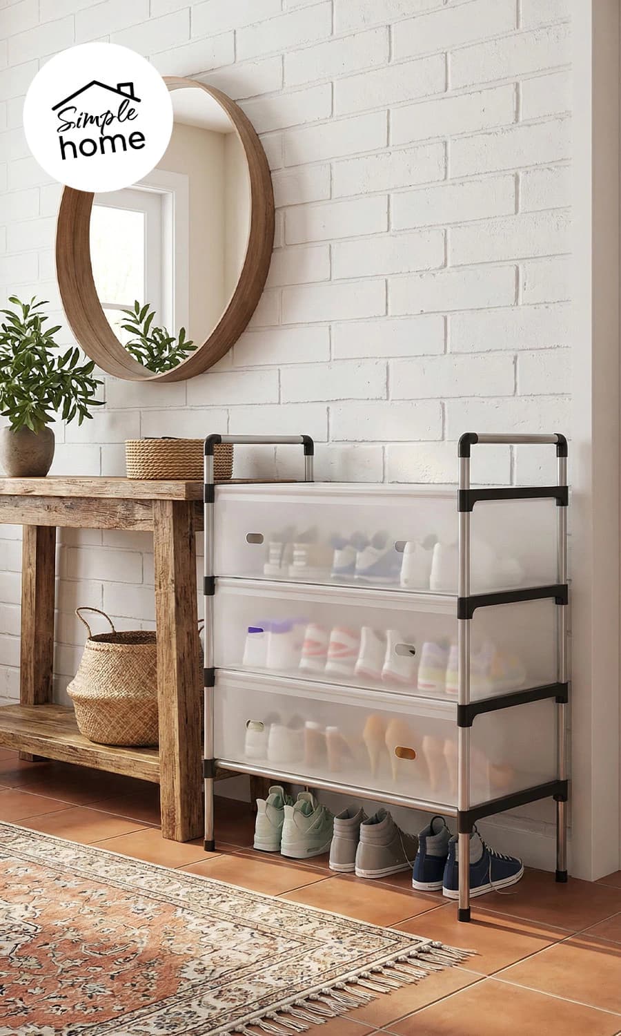 Zapatero Organizador 4 Niveles | Simple Home
