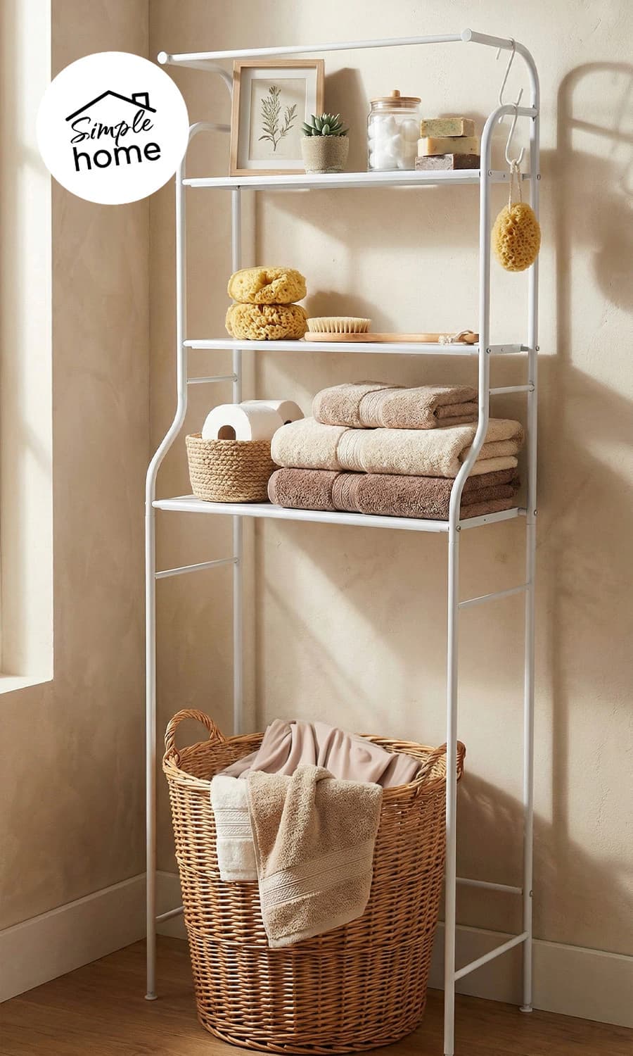 Mueble Organizador Vertical 3 Estantes | Línea Simple Home Seúl