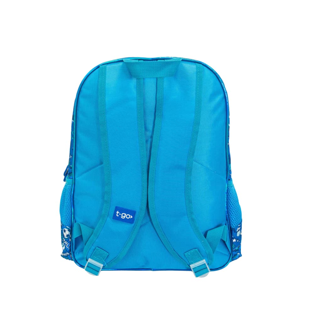 Mochila Escolar Espalda 16" Fútbol Pelota 3D | T-Go